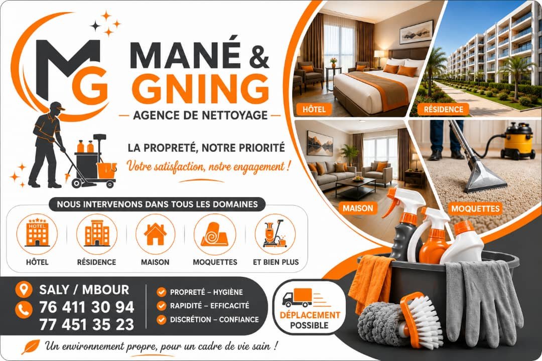 MANÉ & GNING — Agence de nettoyage